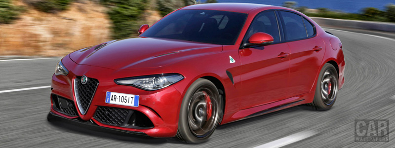Обои автомобили Alfa Romeo Giulia Quadrifoglio - 2016 - Car wallpapers