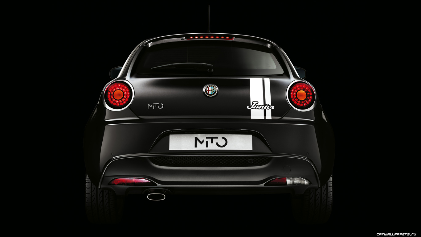 Alfa Romeo MiTo Junior авто обои 1366x768 HD.