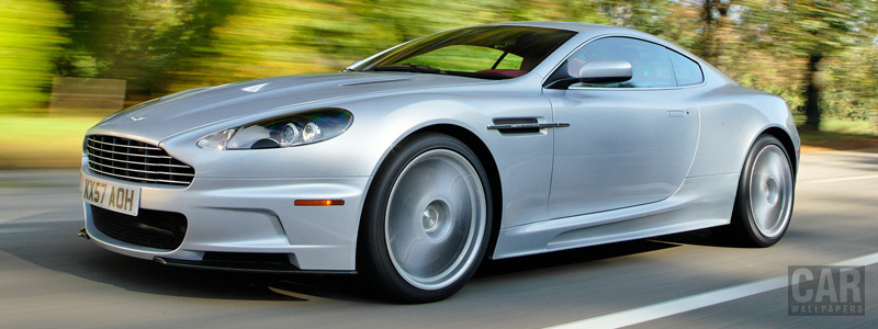 Обои автомобили Aston Martin DBS Lightning Silver - 2008 - Car wallpapers
