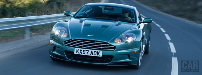 Обои автомобили Aston Martin DBS Racing Green - 2008 - Car wallpapers