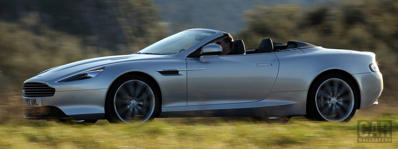 Обои автомобили Aston Martin Virage Volante Lightning Silver - 2011 - Car wallpapers