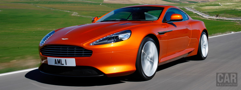 Обои автомобили Aston Martin Virage Madagascar Orange - 2011 - Car wallpapers