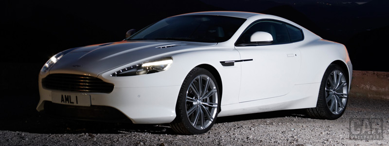 Обои автомобили Aston Martin Virage Stratus White - 2011 - Car wallpapers