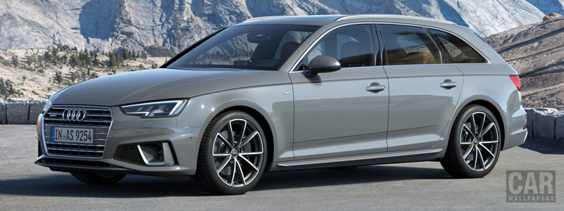 Обои автомобили Audi A4 Avant S line quattro - 2018 - Car wallpapers