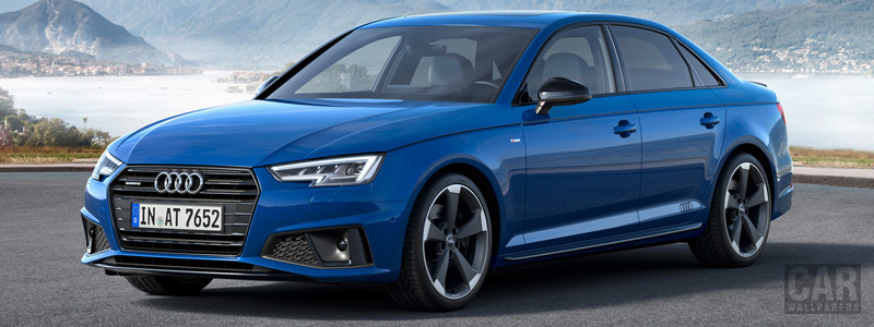Обои автомобили Audi A4 S line quattro - 2018 - Car wallpapers