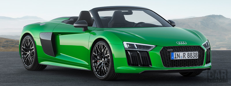 Обои автомобили Audi R8 Spyder V10 plus - 2017 - Car wallpapers