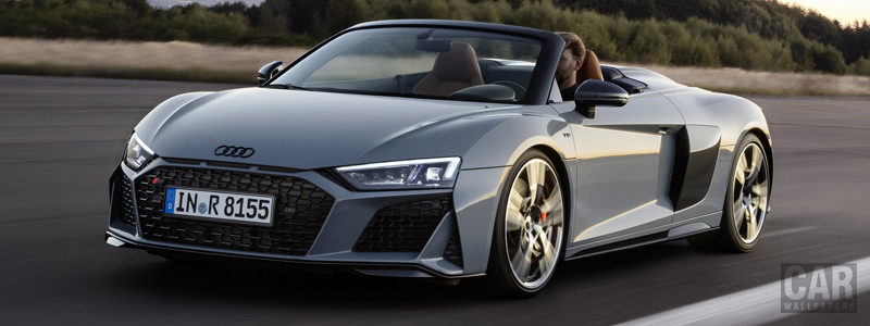 Обои автомобили Audi R8 Spyder V10 - 2019 - Car wallpapers