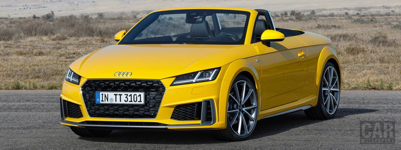 Обои автомобили Audi TT Roadster S line - 2018 - Car wallpapers
