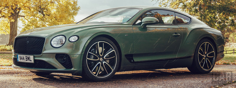 Обои автомобили Bentley Continental GT V8 (Alpine Green) UK-spec - 2020 - Car wallpapers