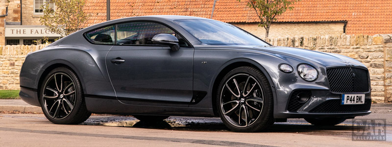 Обои автомобили Bentley Continental GT V8 (Storm Grey) UK-spec - 2020 - Car wallpapers