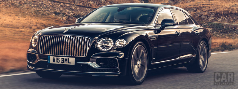 Обои автомобили Bentley Flying Spur (Dark Sapphire) - 2019 - Car wallpapers