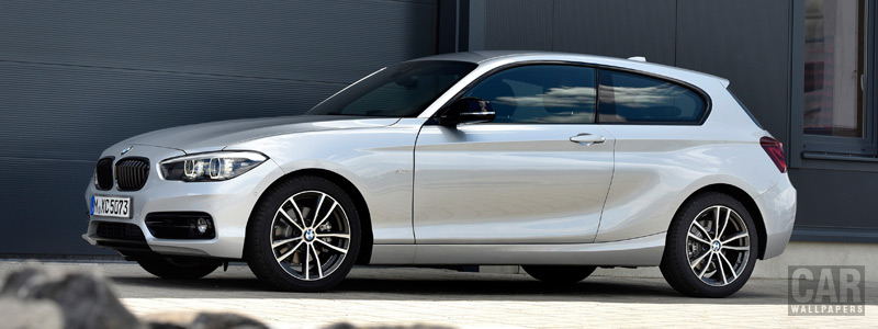Обои автомобили BMW 120d Sport Line 3door - 2017 - Car wallpapers