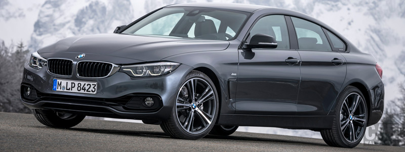 Обои автомобили BMW 4-series Gran Coupe Sport Line - 2017 - Car wallpapers