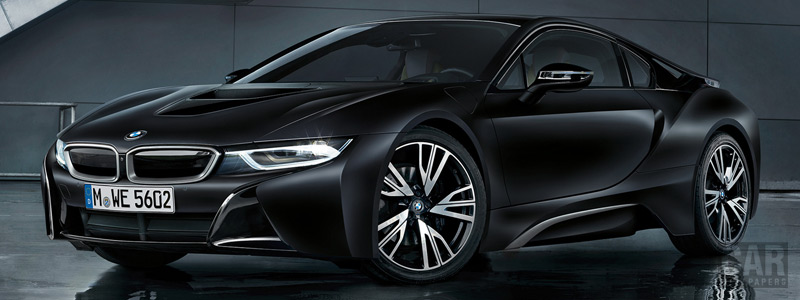 Обои автомобили BMW i8 Frozen Black Edition - 2017 - Car wallpapers