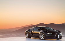 Обои автомобили Bugatti Veyron Black - 2008
