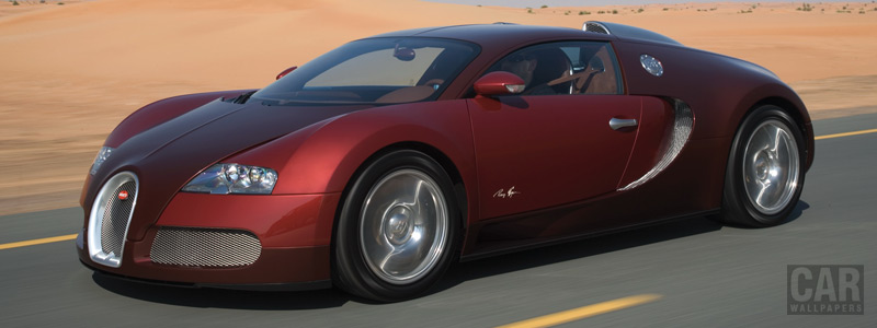 Обои автомобили Bugatti Veyron Red - 2008 - Car wallpapers