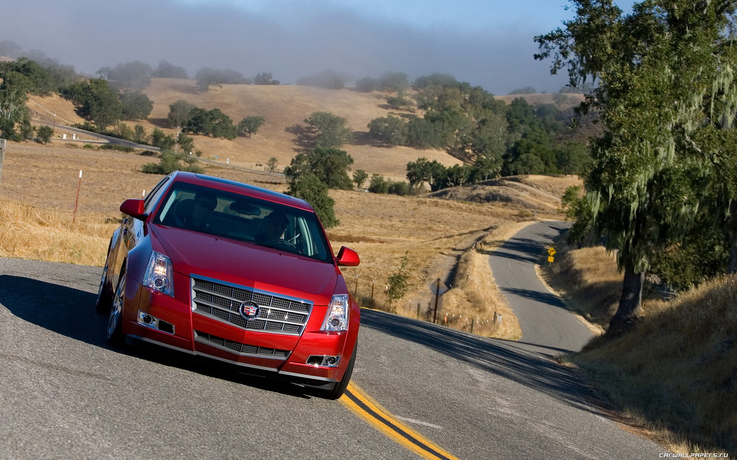 Cadillac CTS 2008 Red