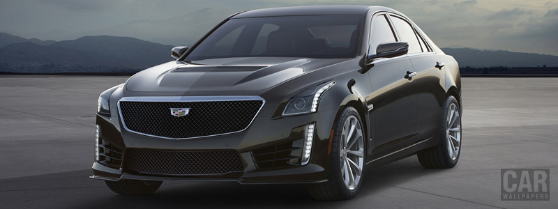 Обои автомобили Cadillac CTS-V - 2016 - Car wallpapers