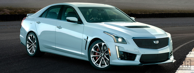Обои автомобили Cadillac CTS-V Glacier Metallic Edition - 2017 - Car wallpapers