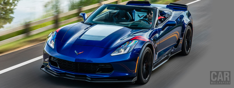 Обои автомобили Chevrolet Corvette Grand Sport Convertible - 2016 - Car wallpapers