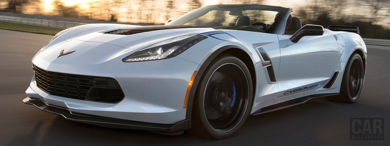 Обои автомобили Chevrolet Corvette Grand Sport Carbon 65 Edition Convertible - 2017 - Car wallpapers