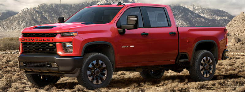 Обои автомобили Chevrolet Silverado 2500 HD Custom Crew Cab - 2019 - Car wallpapers