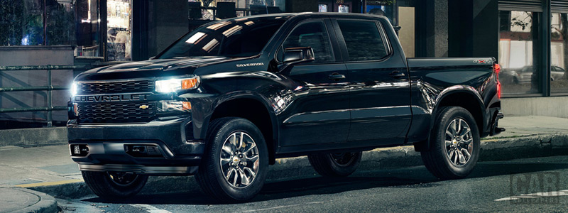 Обои автомобили Chevrolet Silverado Custom Crew Cab - 2018 - Car wallpapers