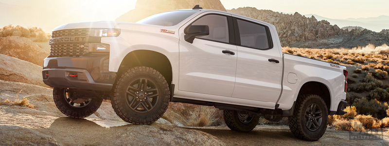 Обои автомобили Chevrolet Silverado Custom Z71 Trailboss Crew Cab - 2018 - Car wallpapers