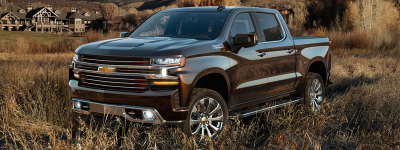 Обои автомобили Chevrolet Silverado High Country Crew Cab - 2018 - Car wallpapers
