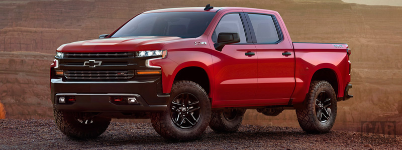 Обои автомобили Chevrolet Silverado LT Z71 Trailboss Crew Cab - 2018 - Car wallpapers