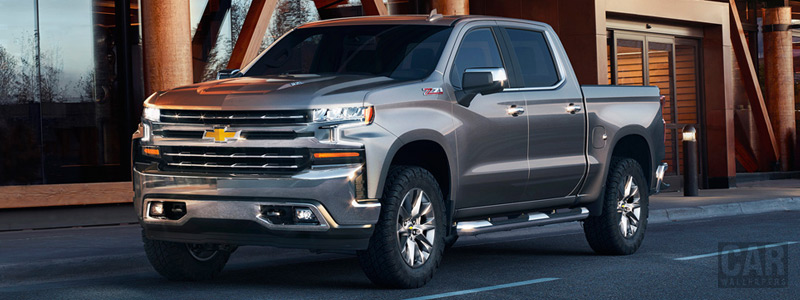 Обои автомобили Chevrolet Silverado LTZ Z71 Crew Cab - 2018 - Car wallpapers