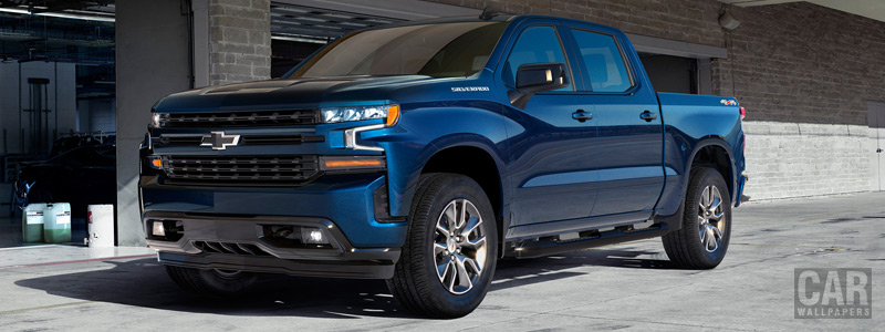 Обои автомобили Chevrolet Silverado RST Crew Cab - 2018 - Car wallpapers