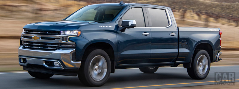 Обои автомобили Chevrolet Silverado LTZ Duramax Crew Cab - 2019 - Car wallpapers