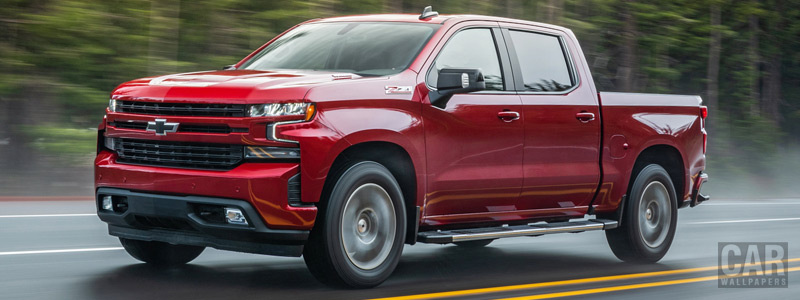 Обои автомобили Chevrolet Silverado RST Z71 Duramax Crew Cab - 2019 - Car wallpapers