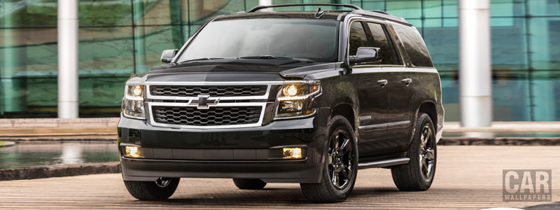 Обои автомобили Chevrolet Suburban Midnight - 2017 - Car wallpapers