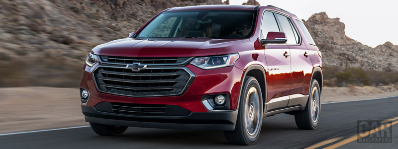 Обои автомобили Chevrolet Traverse RS - 2018 - Car wallpapers