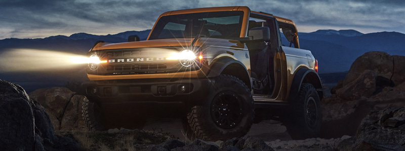 Обои автомобили Ford Bronco 2-Door Black Diamond Sasquatch Package - 2020 - Car wallpapers