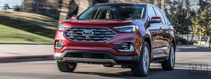 Обои автомобили Ford Edge Titanium - 2018 - Car wallpapers