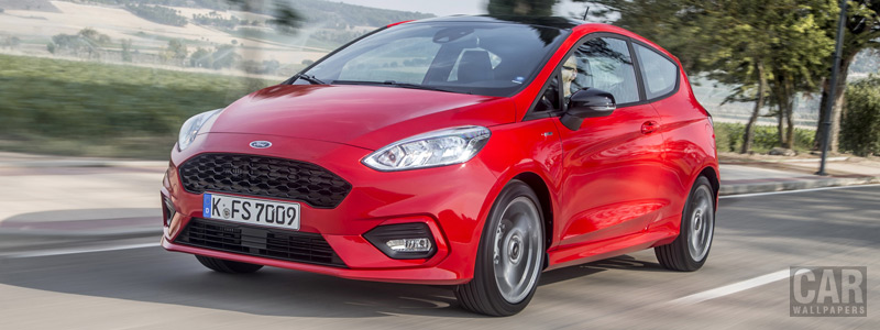 Обои автомобили Ford Fiesta ST-Line 3door - 2017 - Car wallpapers