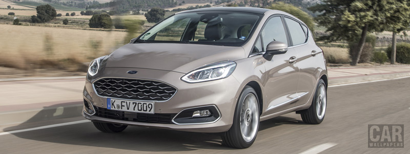 Обои автомобили Ford Fiesta Vignale 5door - 2017 - Car wallpapers